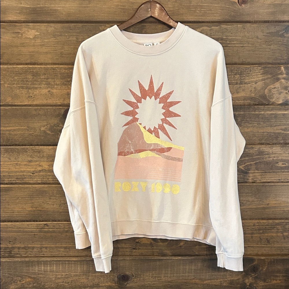 Roxy sunburst Graphic Crewneck Sweater